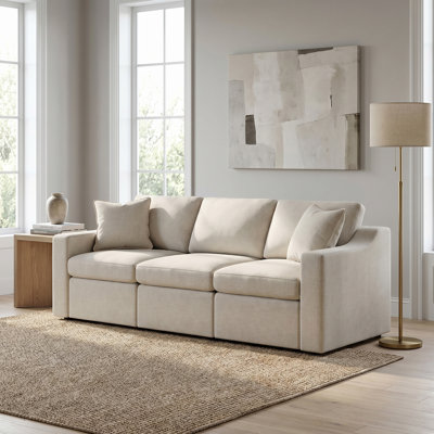Lockheart 3 Seater Sofa Slope Arm