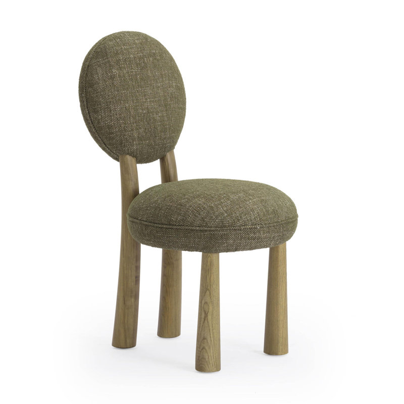 Chaise de salle à manger Evelyn, Vert olive
