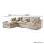 Canapé modulaire rembourré avec repose-pieds-110374990-112680361