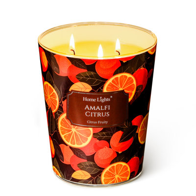 Agrume Amalfi | Bougies parfumées 3-Wick Homelights