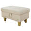 Repose-pieds de rangement rectangulaire 28,5 po Keevha-271079503
