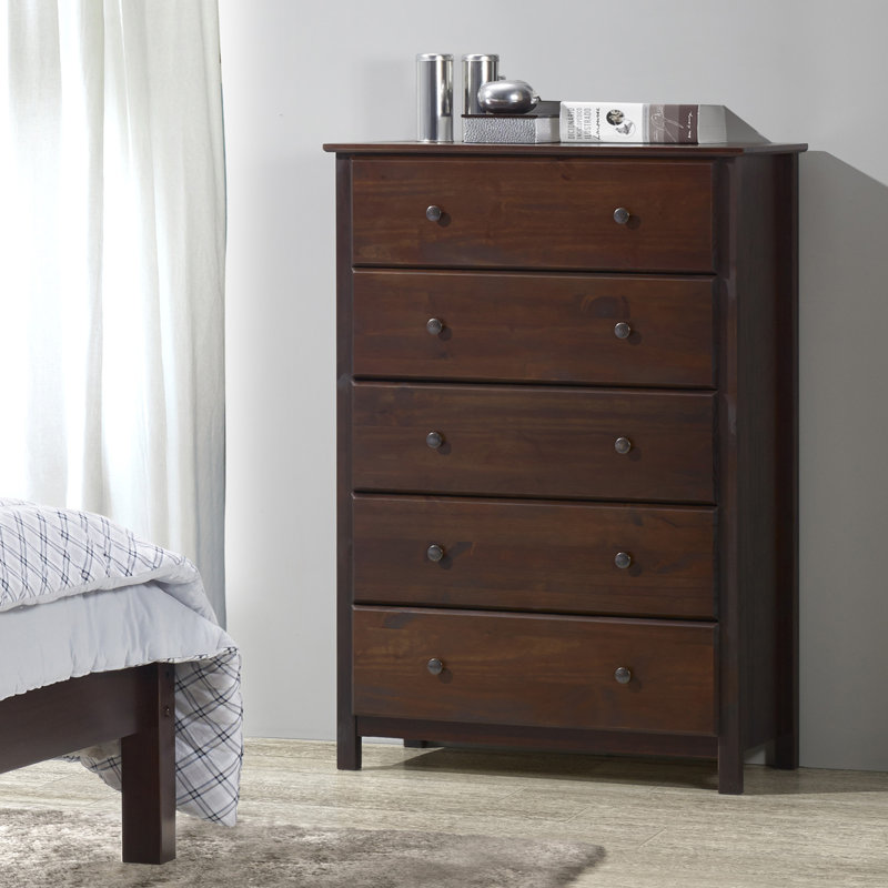 Shaker 5-Drawer Dresser, Cherry
