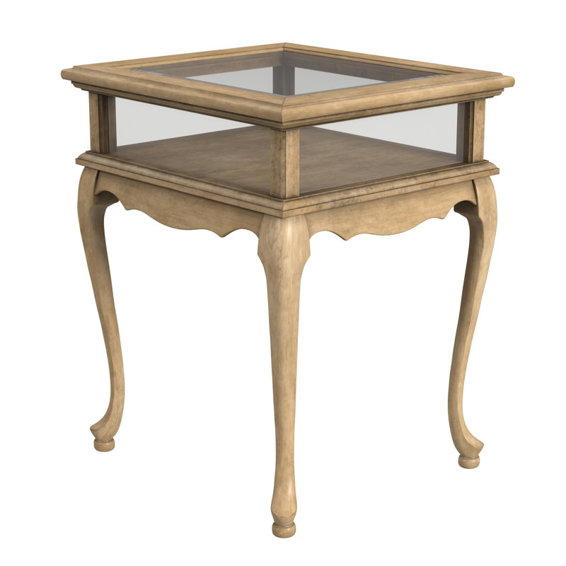Filkins End Table, Antique Beige