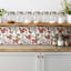 Carmelita 30cm x 30cm PVC Mosaic Tile in Red