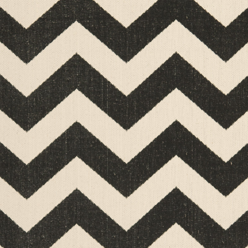 Napoleon Indoor/ Outdoor Black/Neutral Rug, Rectangle 201 x 290 cm