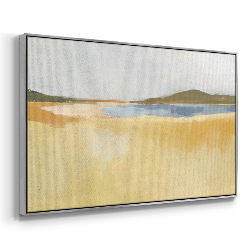 Ocre bord de mer I, H 17 po x l 25 po x P 2 po, Argent