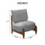 Chaise de loisir en bois massif