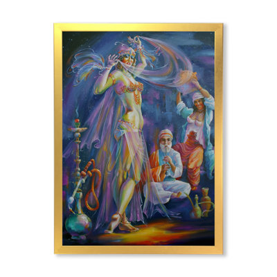 «Belly Dance Perfomance With Shisha Tube», reproduction sur toile