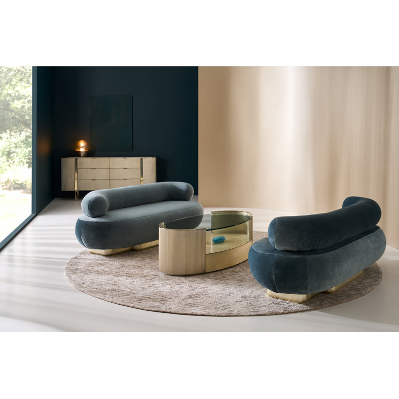 Love Oval Cocktail Table - Oracle, Brown