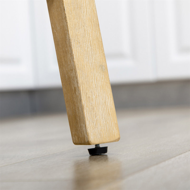 Ensemble de 2 tabourets de bar à hauteur de bar pivotant à 180 degrés, siège de 30 po de hauteur avec repose-pieds en bois massif et capitonnage à boutons