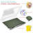 Sorbus Set Of 6 Thin Hanging File Organizer Bin Clear Plastic Stackable For Document Storage