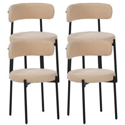 Teddy Fleece Upholstered Side Chair