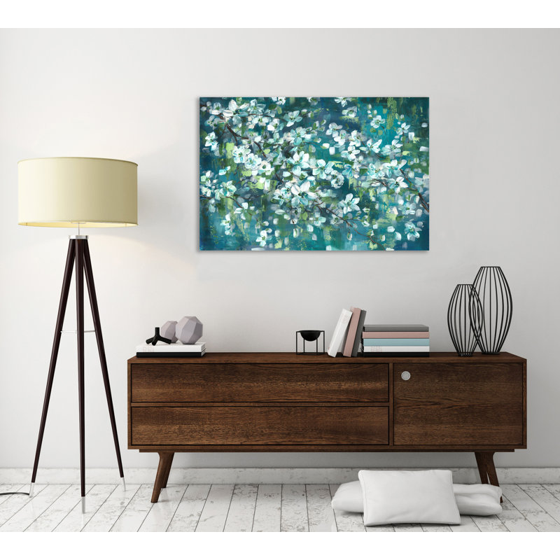 « bleu-vert », reproduction d’art sur toile tendue, 10 po x 15 po