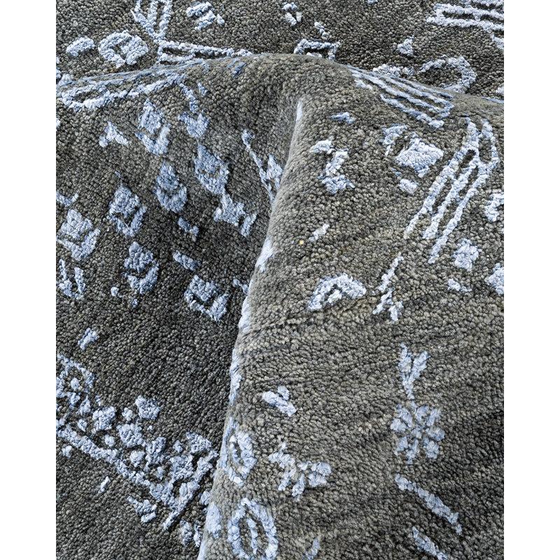 Overdyed One-of-a-Kind 8' 1" X 10' 1" Hand Knotted Area Rug