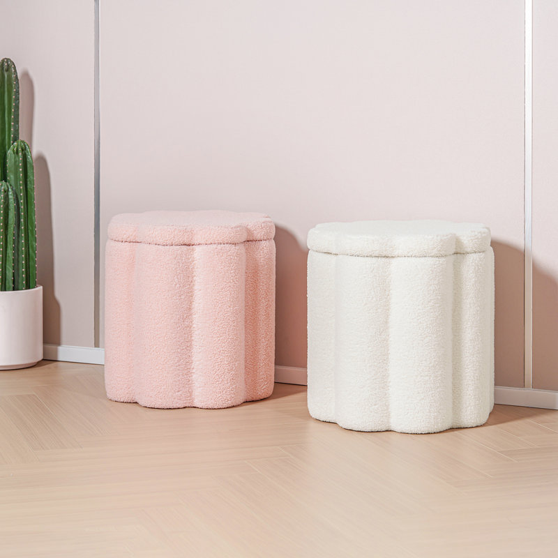 Fauteuil de coiffeuse Kylina, Rose