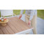 Table télescopique chauffante 7 pièces en aluminium et acier avec chaises-1753759938