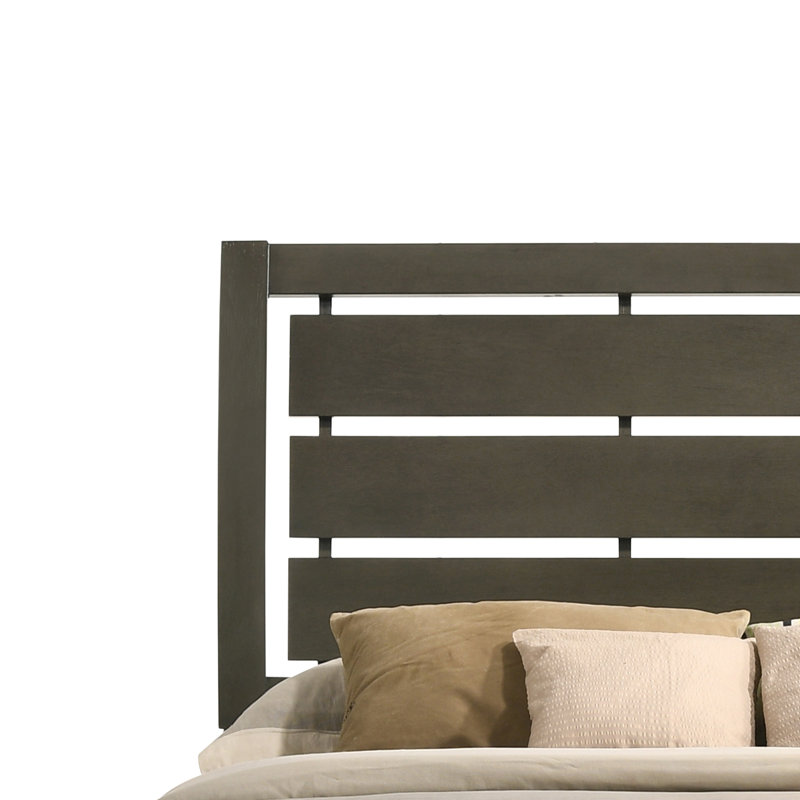 Grey Sleigh Bed
