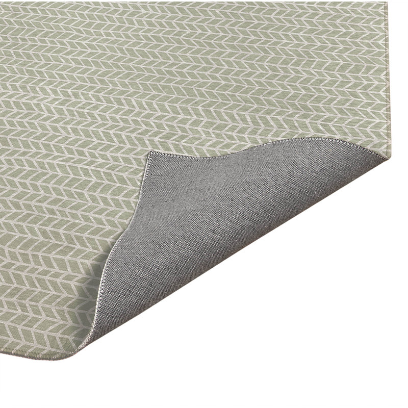 Tapis d'extérieur à motif de chevrons antidérapant, Rectangulaire 2 pi x 3 pi