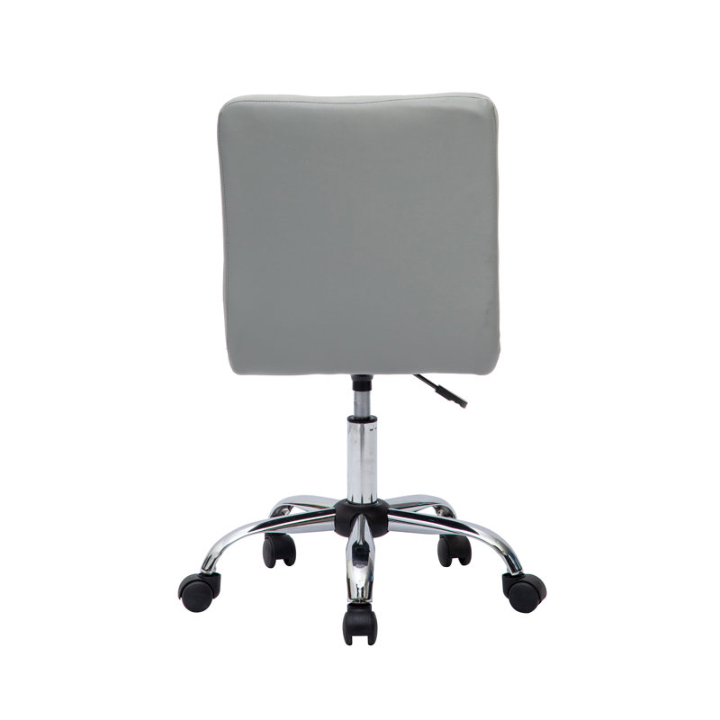 Chaise de travail en polyuréthane Adhafera, gris