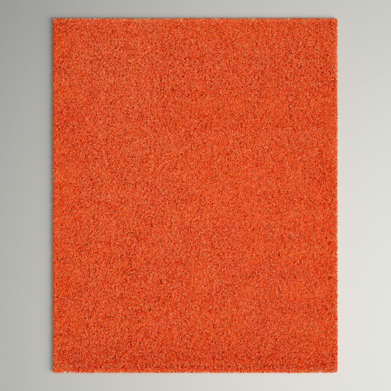 Tapis orange Renesha, Rectangle 7 pi x 10 pi