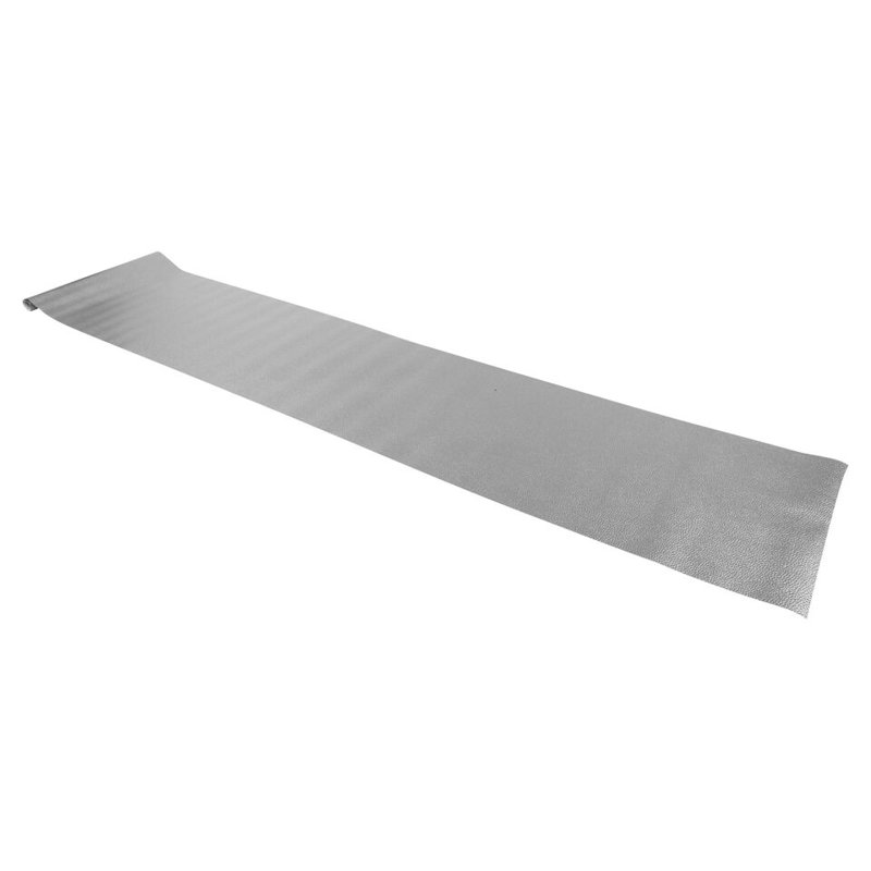 Faux PU Leather Table Runner Cloth Roll 33x150cm Wedding Dinner Party Decoration, Silver