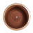Modern 3 - Piece Ceramic Flowerpot , Antique Bronze Glossy Finish, Frost , Heat No Assembly, Drainage Hole, 42.58 Lbs Planter In Bronze, Style, With Drainage, 14.93" L W 11.74" H-1053990056