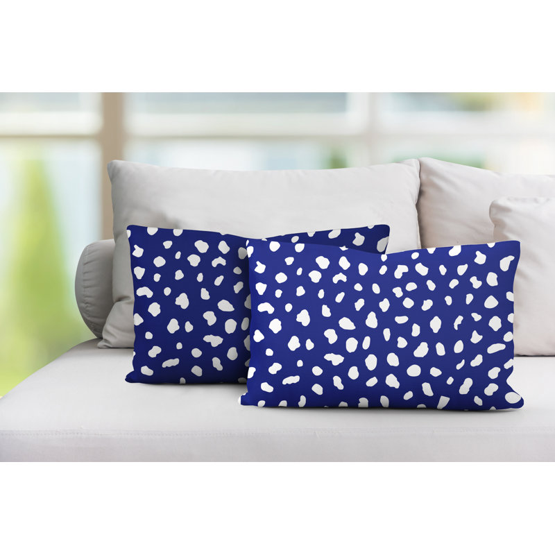 Animal Print Outdoor Reversible Throw Pillow