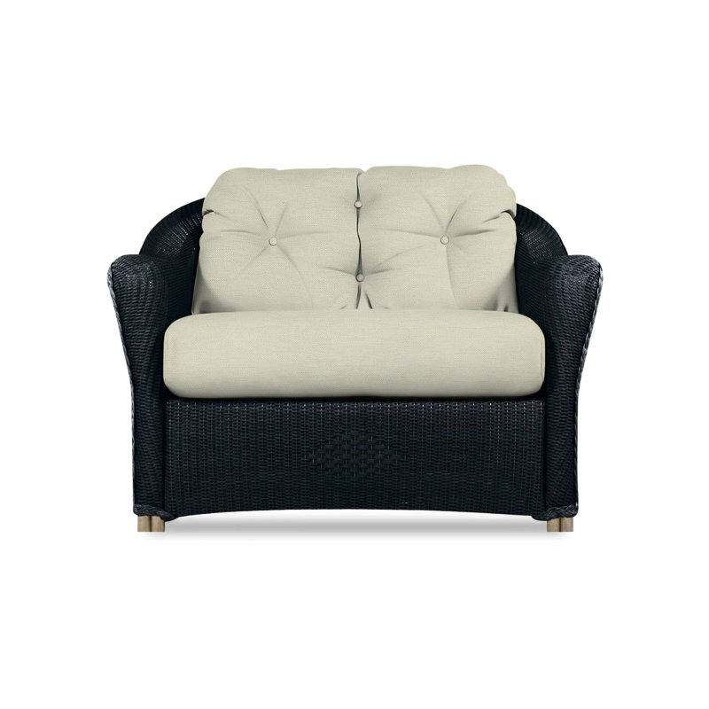 Reflections Outdoor Lounge Chair, Ebony, Canvas Birdseye Sunbrella® Canvas