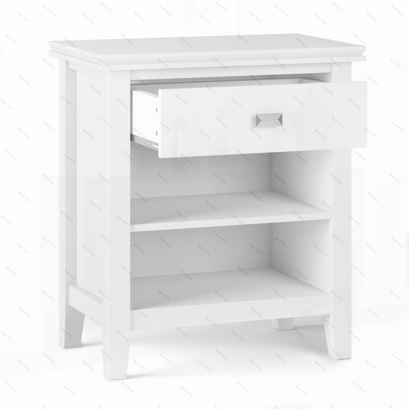 Artisan - Bedside Table - White