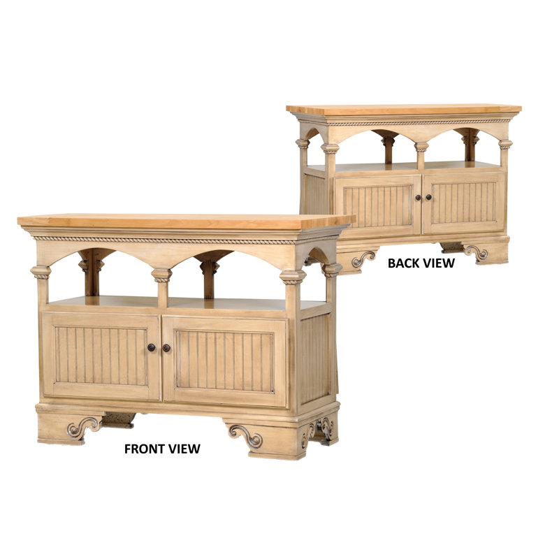 48 " W Kitchen Island, European Ivory