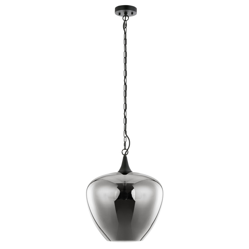 Claar 1 - Light Unique/Statement Pendant, Smokey, Black