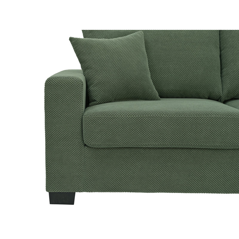 Canapé 69 po avec 2 coussins 69 po Classic, Vert foncé