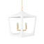 Lustre carré / rectangulaire à 4 lumières Wimble-88905305