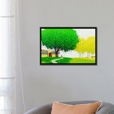 « the country road », impression sur toile tendue