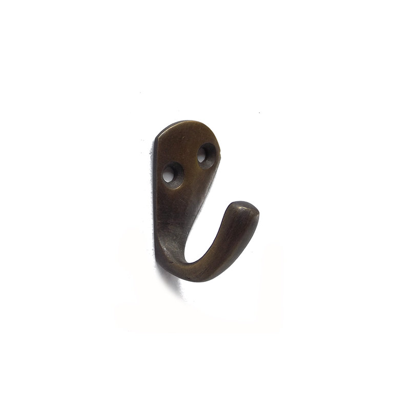 Wall Mounted Small Triangle Back Robe Hook