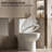 1.1/1.6 GPF Dual-Flush Toilet With Siphonic S-Trap-124986424