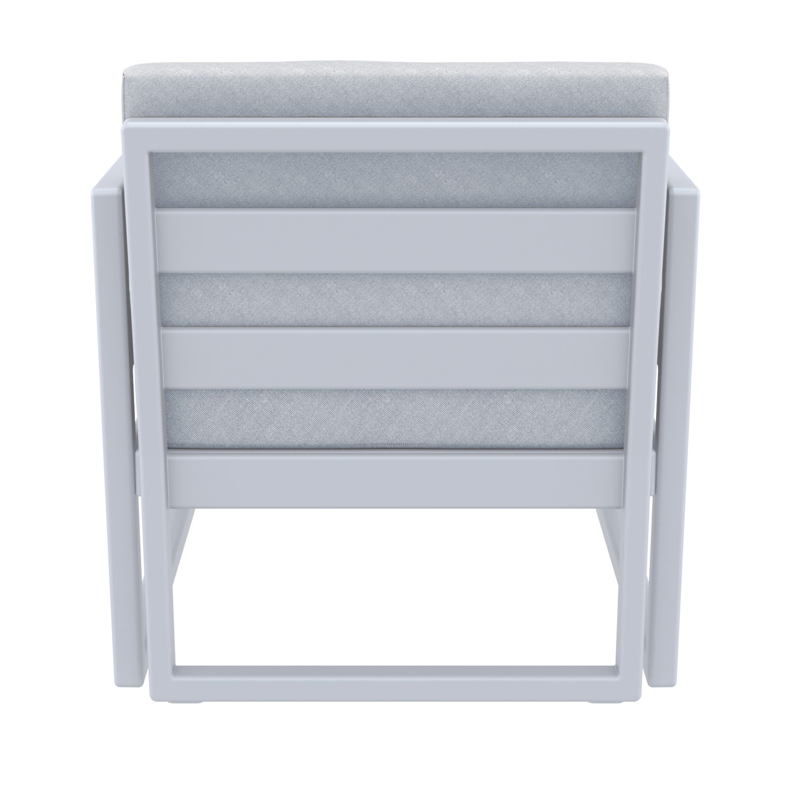 Lane Outdoor Lounge Chair, Silver/Gray, Canvas Granite Sunbrella® Canvas