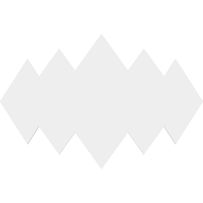 Médaillon de plafond contemporain en PVC de qualité architecturale l 10 po x H 6 5/8 po x P 3 po x P 1 po