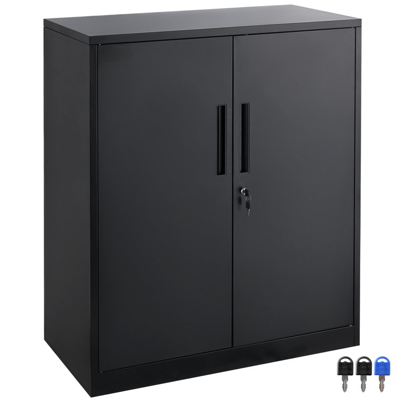 Armoire de rangement à 2 tablettes de 35 po de large Melech
