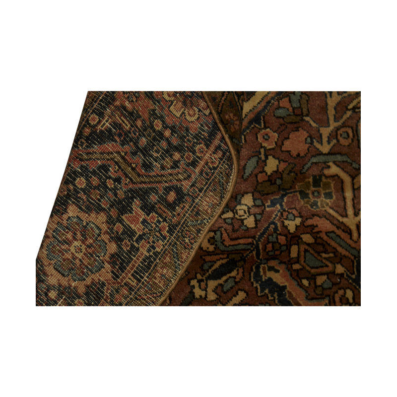 Hand-Knotted High-Quality Brown and Beige Area Rug