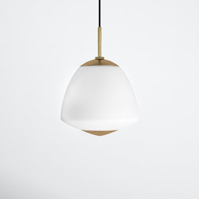 Darby Single Light Glass Dimmable Pendant