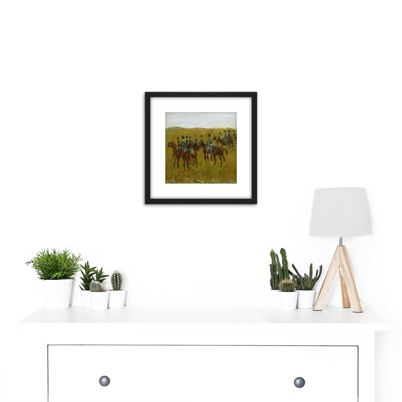 Breitner Artillery Maneuver Army Horse Painting by George Hendrik Breitner - Single Picture Frame Print
