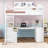 Emy-Leigh Kids Twin Loft Bed with Drawers-648023744