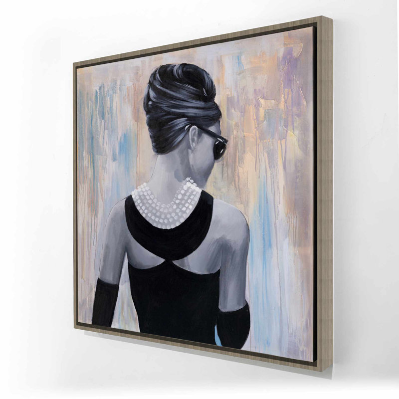 Audrey Hepburn, mode beauté, toile - décoration murale