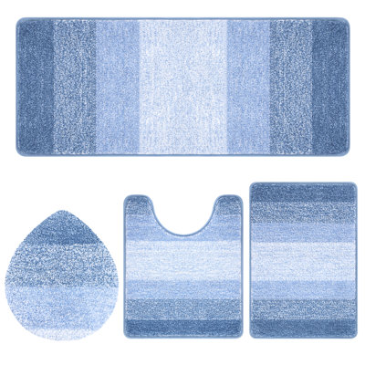 Lazzuro Microfiber Non-Slip Rugs 