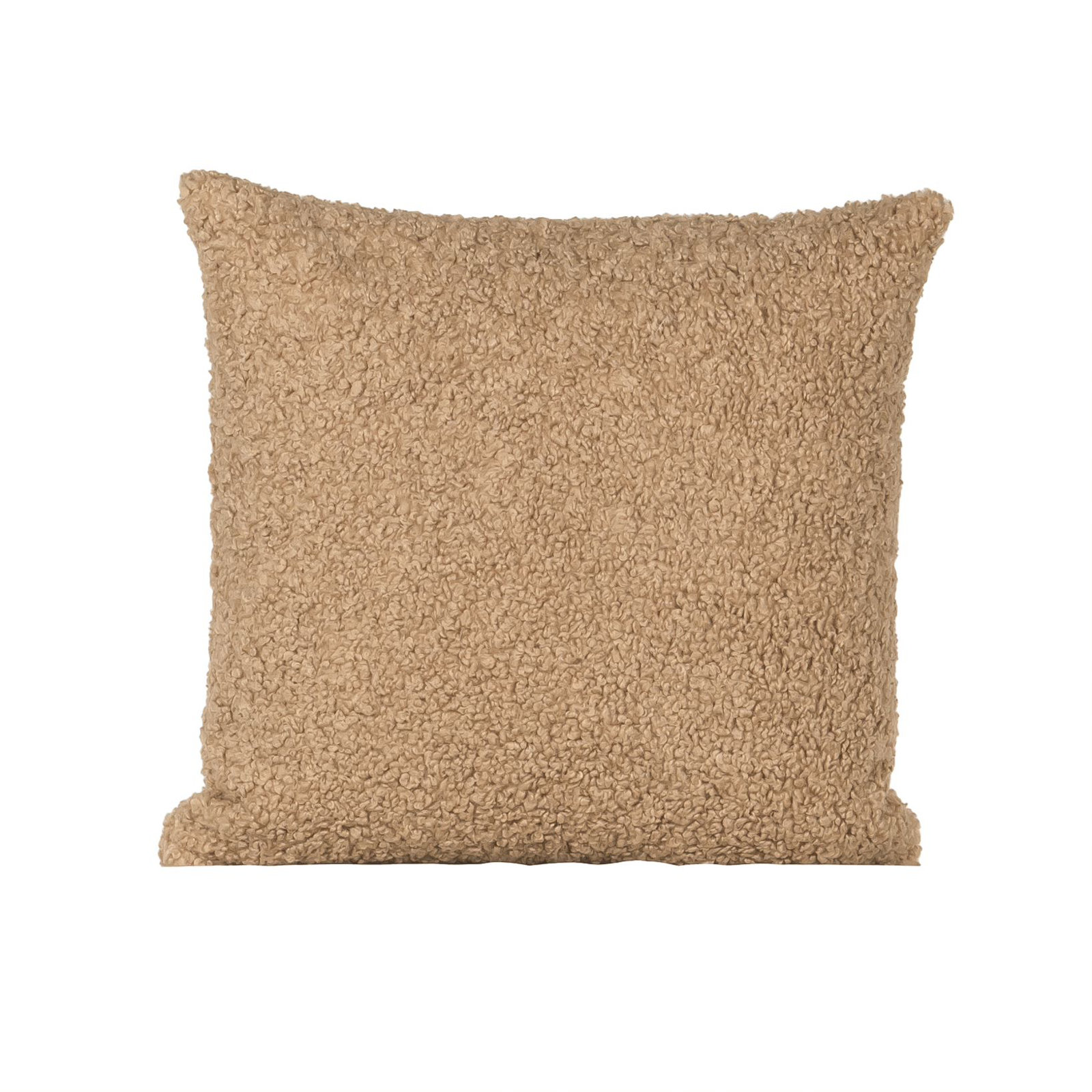 Solid Throw Pillow, Feather, Beige, 
Square 22"