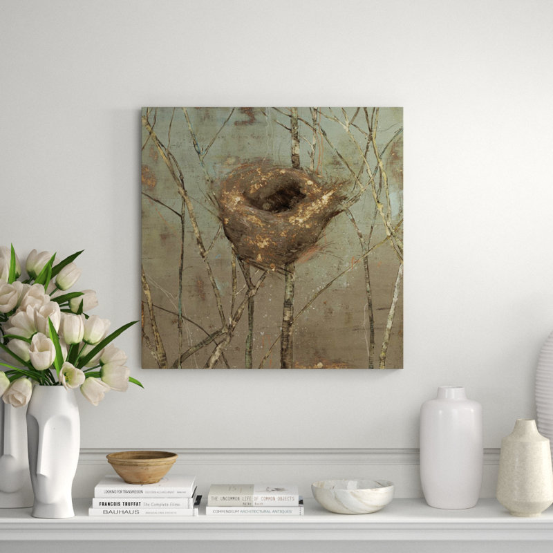 Nest II Print by Sarah Atkinson, 36" H x 36" W, Brush Gel