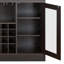 Armoire à vin à finition espresso
