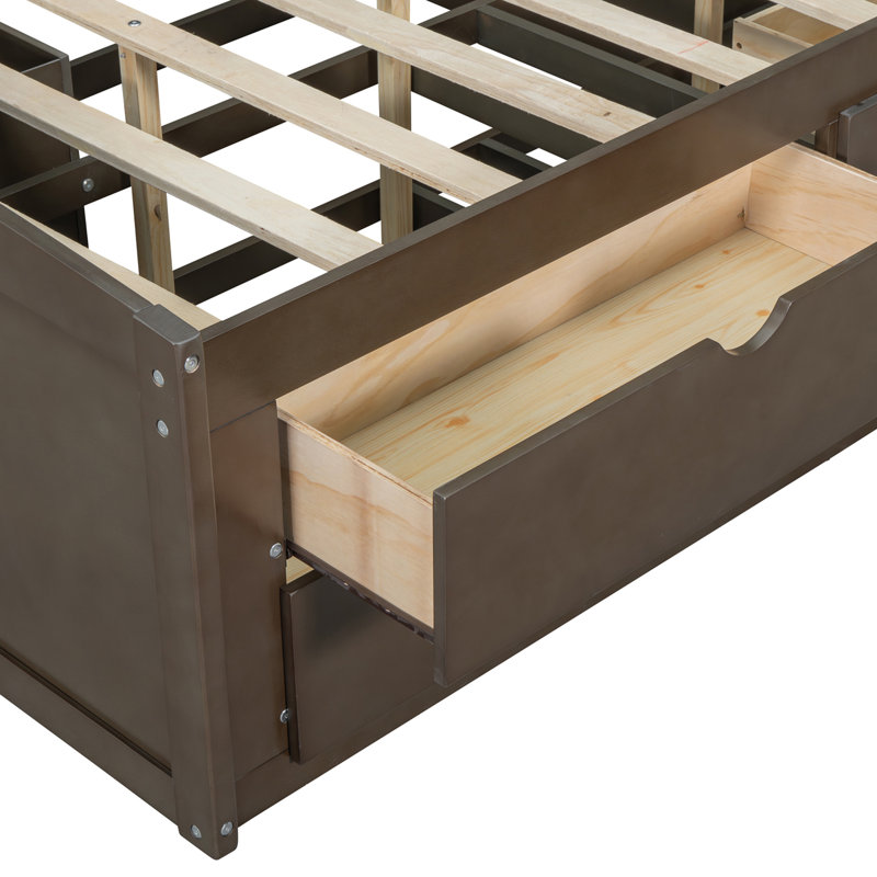Full Size Wood Kids Beds, Brown