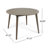 Lecuyer 4 - Person Acacia Wicker Patio Dining Set with Round Table-32484454